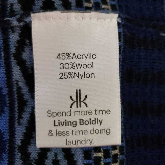 Krimson Klover Erika Mock Neck 1/4 Zip Wool Blend Sweater Size S - Picture 5 of 7